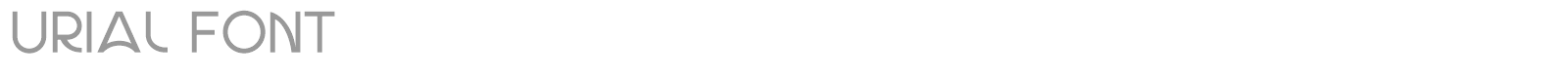 Urial font preview